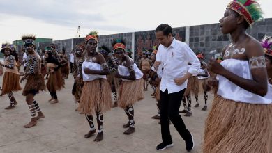 Presiden Joko Widodo di Papua