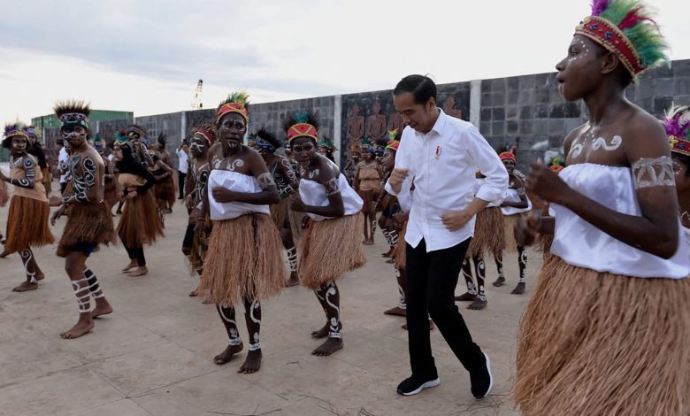 Presiden Joko Widodo di Papua