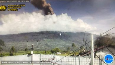 Erupsi Gunungapi Kerinci | Foto: Istimewa