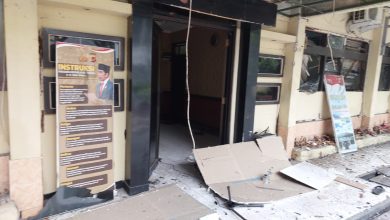 Kondisi Pasca Ledakan Di Depan Polsek Astanaanyar Bandung | Foto: Istimewa
