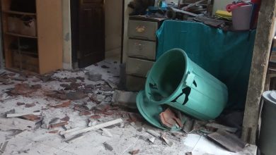 Salah Satu Rumah Yang Rusak Akibat Gempa (13/12/22) | Foto: Istimewa