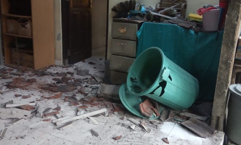 Salah Satu Rumah Yang Rusak Akibat Gempa (13/12/22) | Foto: Istimewa