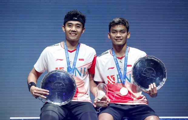 Bagas-Fikri Juara All England 2022 | Foto: Inews