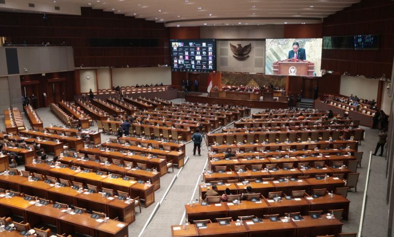 Suasana Sidang Pengesahan RKUHP, di Senayan | Foto: Istimewa