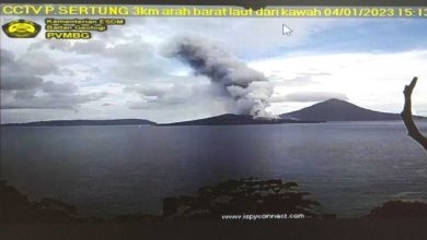 Anak Krakatau Erupsi