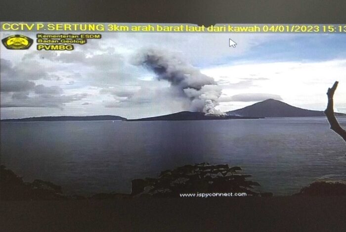 Anak Krakatau Erupsi