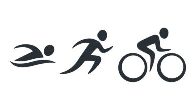 Lomba Triatlon Waduk Jatiluhur, Kabupaten Purwakarta, Jawa Barat.