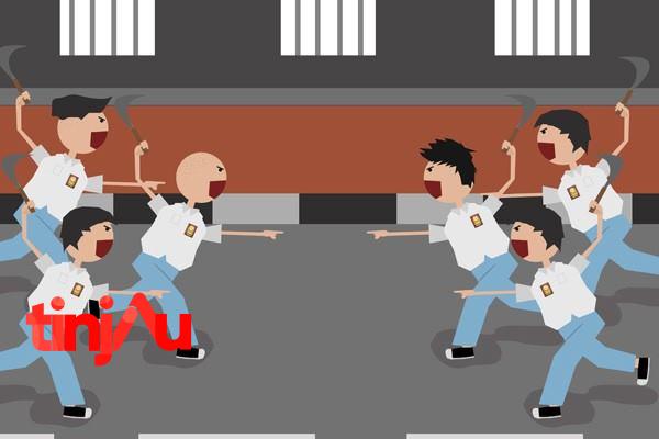 Ilustrasi Tawuran Pelajar