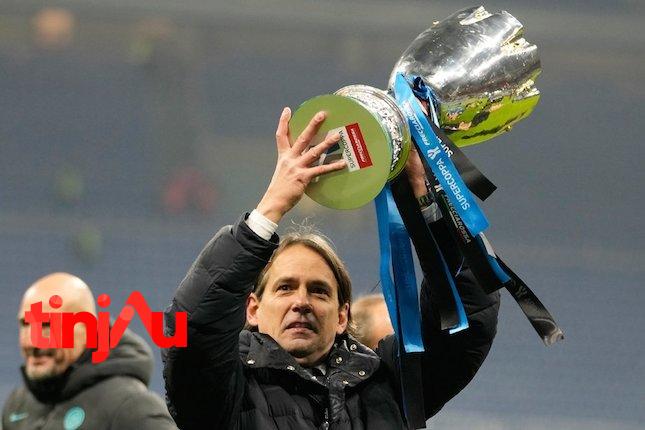 Inzaghi dan Piala Super Italia 2021 | Foto: Istimewa