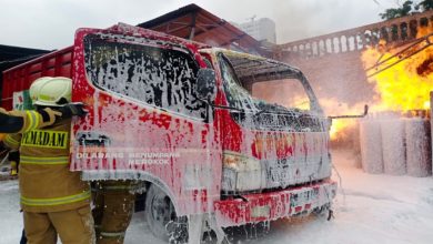 Kebakaran Agen Gas di Pondok Kelapa