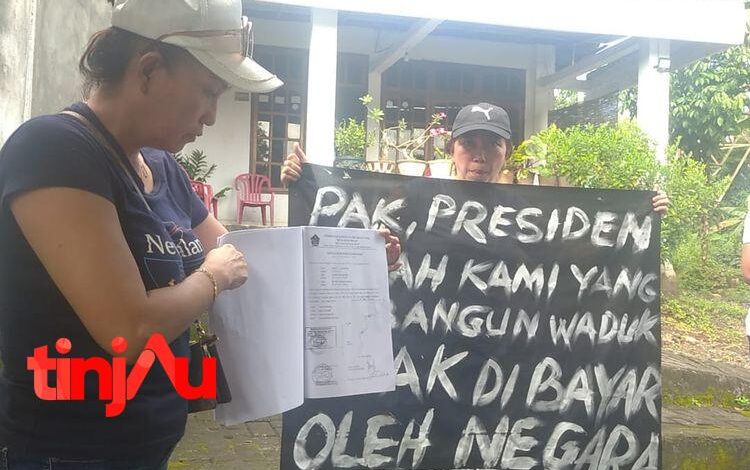 Protes Warga Kuwil Soal Tanah Bendungan