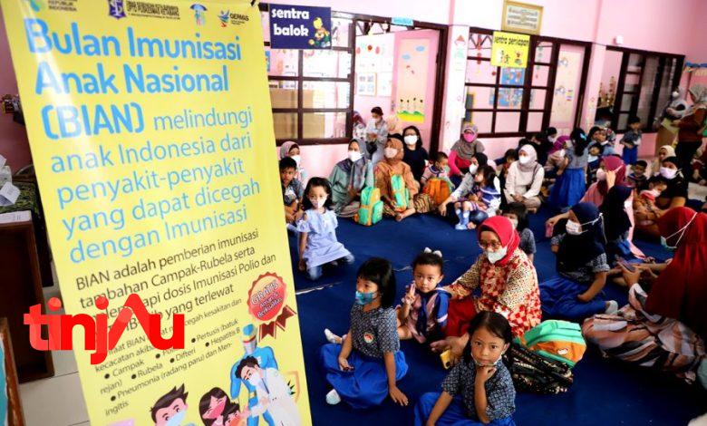 Giat imunisasi yang dilakukan Dinkes Kota Surabaya