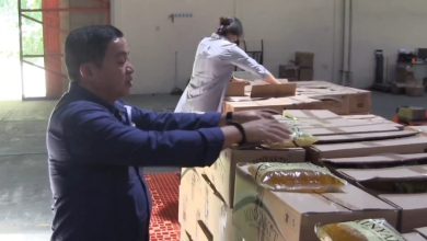 Petugas saat memeriksa stok Minyakita di gudang Bulog Kaltimra