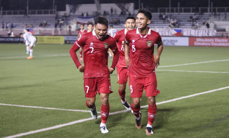 Marcelino Melakukan Selebrasi Pada Pertandingan Terakhir Grup A | Foto: PSSI.org