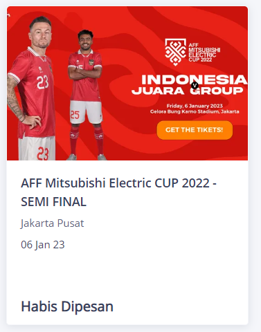Tiket Semifinal Habis Dibeli Pendukung Timnas Indonesia | Foto: Istimewa