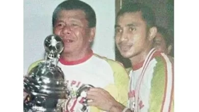 Benny Dollo bersama Firman Utina