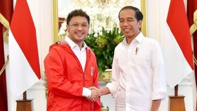 Giring, Ketua Umum PSI dan Presiden Joko Widodo