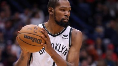 Kevin Durant ketika membela Brooklyn Nets