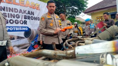 Pemusnahan Knalpot Bising