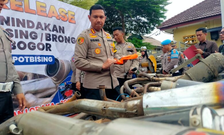 Pemusnahan Knalpot Bising