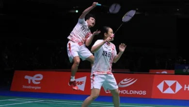 Ganda Campuran Indonesia, Rinov/Phita, memenangkan pertandingan melawan Thailand | Foto: Istimewa