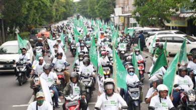 Ratusan kader dan simpatisan PKB Jatim gelar Kirab Kebangsaan