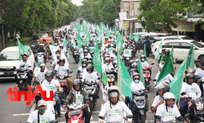 Ratusan kader dan simpatisan PKB Jatim gelar Kirab Kebangsaan