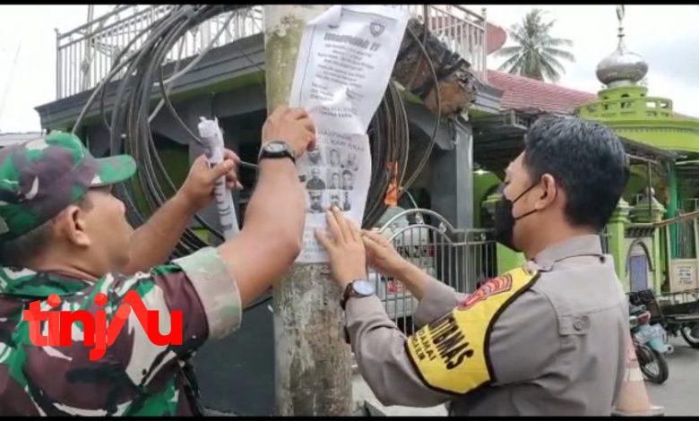Anggota babinsa Samarinda tertibkan ratusan pamflet palsu penculikan anak