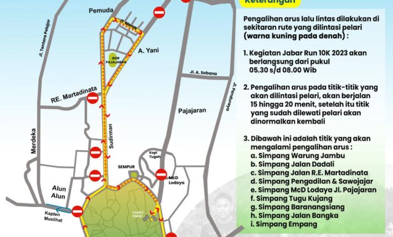 Rute Jabar Run 10K 2023