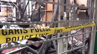 Kantor Pos Terbakar