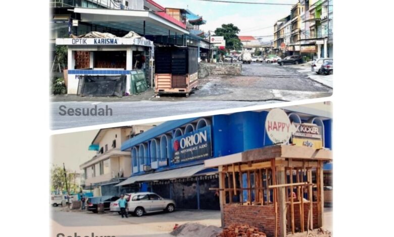 Pencaplokan Jalan di Pluit