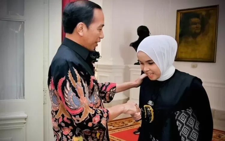Presiden Jokowi dan Putri Ariani